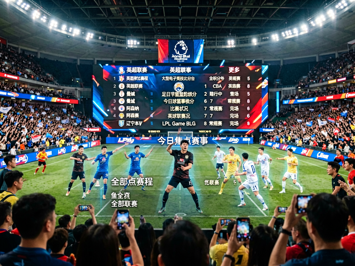 大型电子竞技比赛现场